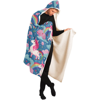 Unicorn Hooded Blanket