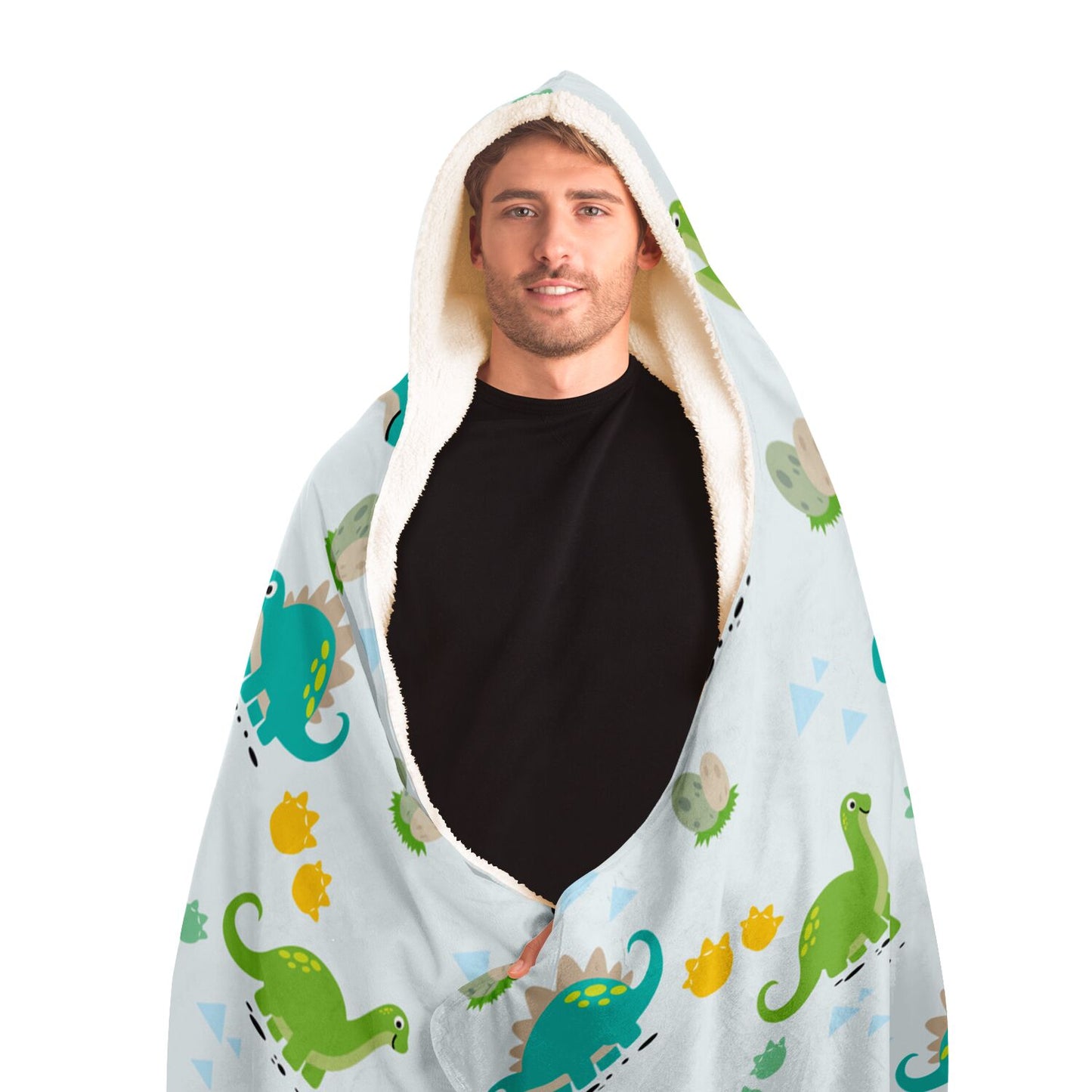 Dino Hooded Blanket