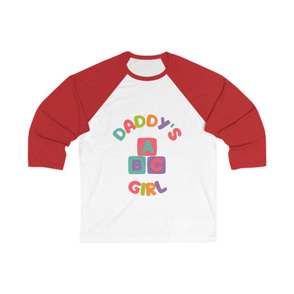 Daddy's Girl Blocks 3\4 Sleeve Baseball Tee