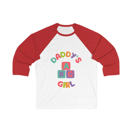 Daddy's Girl Blocks 3\4 Sleeve Baseball Tee