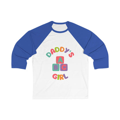 Daddy's Girl Blocks 3\4 Sleeve Baseball Tee