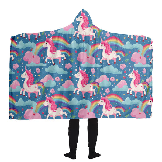 Unicorn Hooded Blanket