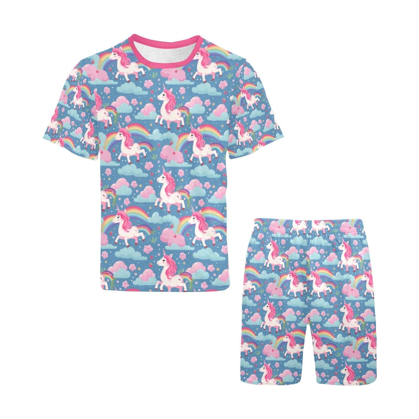 Unicorn Short Pajama Set