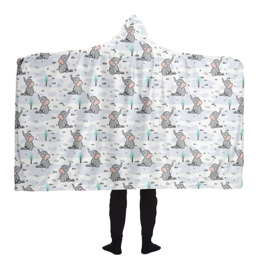 Elephant Hooded Blanket