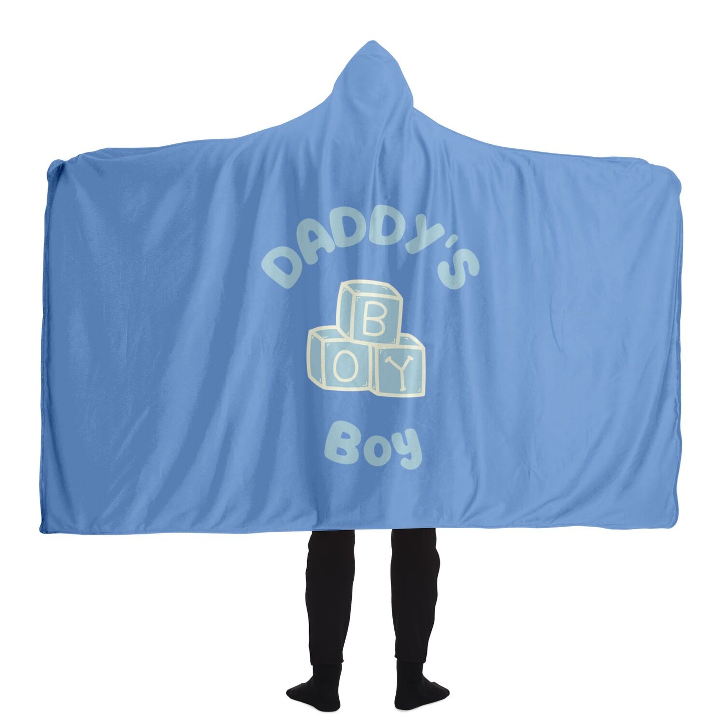 Daddy's Boy Hooded Blanket