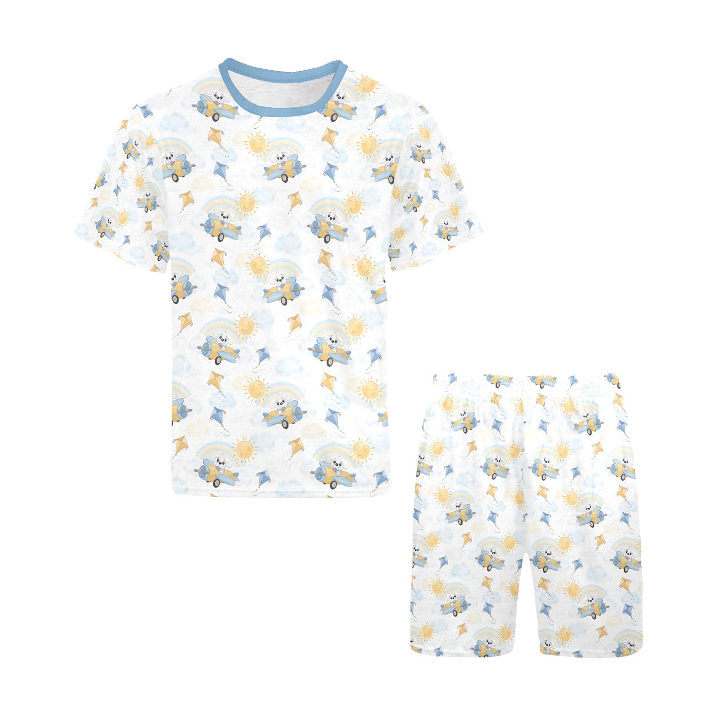 Puppy Pilot Daytime Short Pajama Set