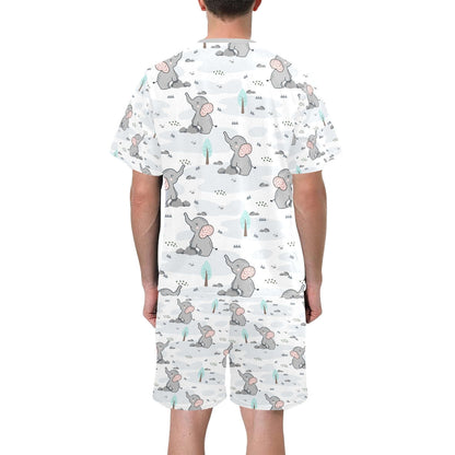 Elephants Short Pajama Set