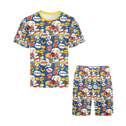 Snap Boom Short Pajama Set